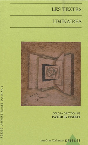 Les textes liminaires