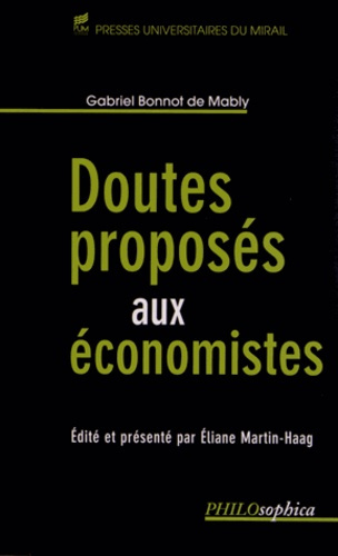 Doutes proposés aux économistes