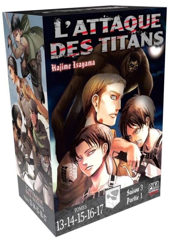 L'Attaque des Titans - Coffret Tome 13 à 17 : Saison 3, Partie 1