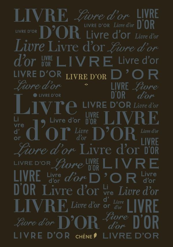 Livre d'or. (Noir, petit format)