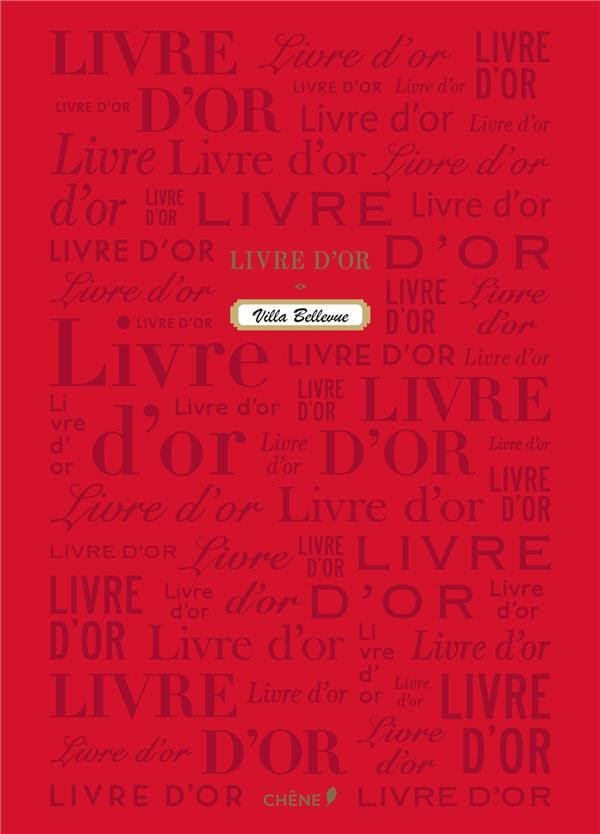 Livre d'or. (Rouge, petit format)