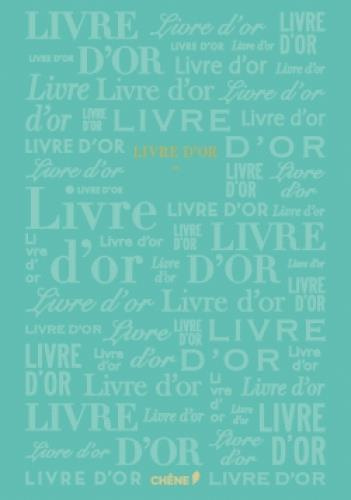 Livre d'or. Vert d'eau