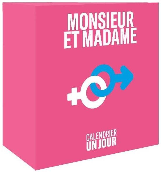 Calendrier un jour Monsieur et Madame
