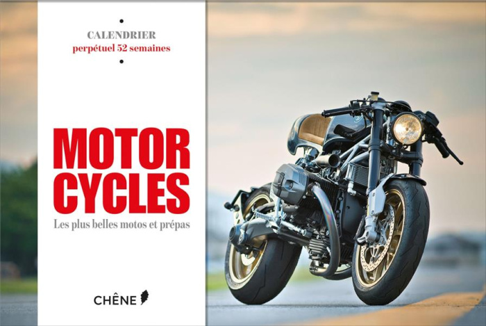 Calendrier perpétuel 52 semaines Motor Cycles. Les plus belles motos et prépas