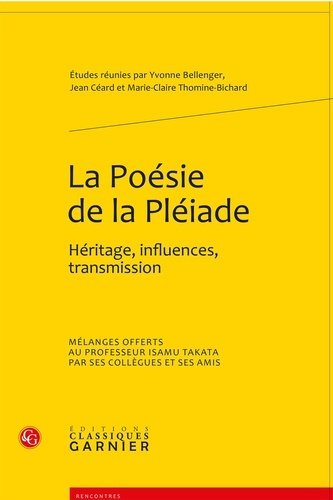 POESIE PLEIADE MELANGES OFFERTS AU PROFESSEURISAMU TAKATA