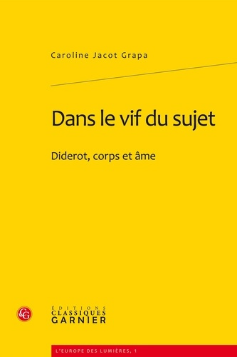 DANS VIF SUJET - DIDEROT CORPS AME