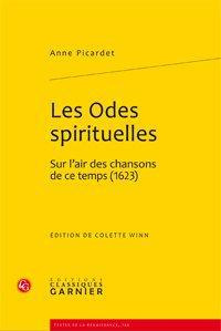 LES ODES SPIRITUELLES SUR L AIR DES CHANSONS DE CE TEMPS 1623