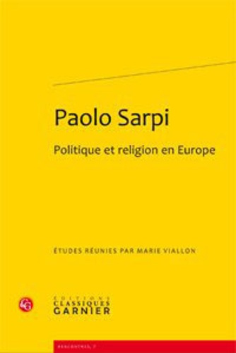 PAOLO SARPI POLITIQUE RELIGION EN EUROPE
