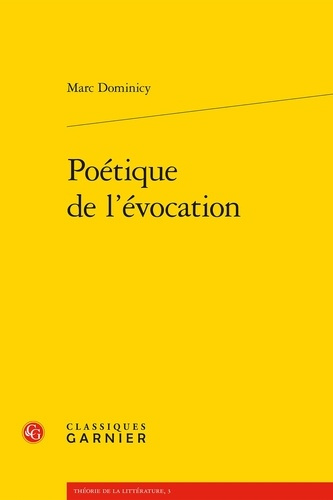 POETIQUE DE L EVOCATION