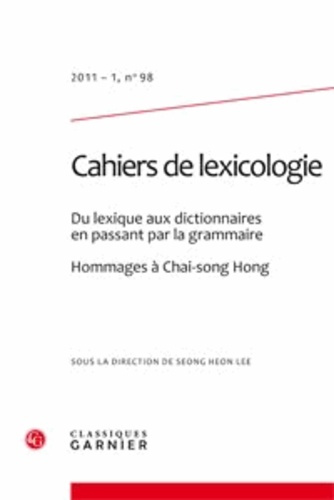 CAHIERS LEXICOLOGIE 2011-1 98