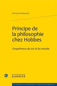 PRINCIPE DE LA PHILOSOPHIE CHEZ HOBBES L EXPERIENCE DE SOI ET DU MONDE