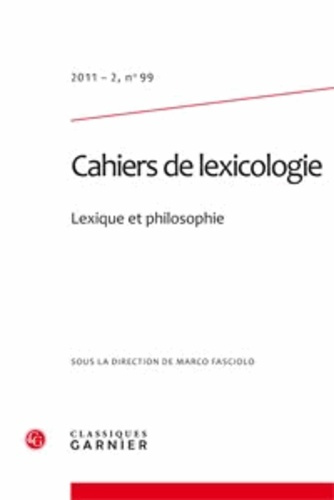 CAHIERS LEXICOLOGIE 2011-2 99