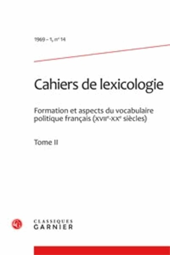 CAHIERS LEXICOLOGIE 1969-1 14