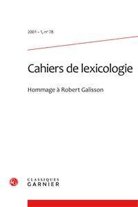 CAHIERS LEXICOLOGIE 2001-1 78