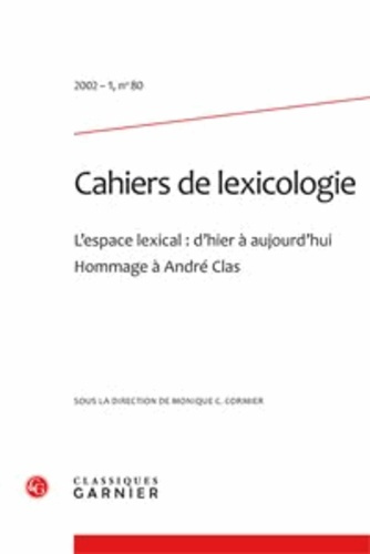 CAHIERS LEXICOLOGIE 2002-1 80