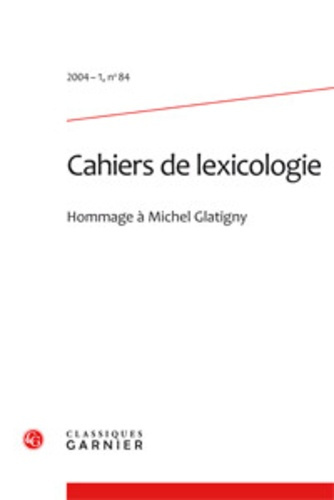CAHIERS LEXICOLOGIE 2004-1 84