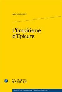 L EMPIRISME D EPICURE
