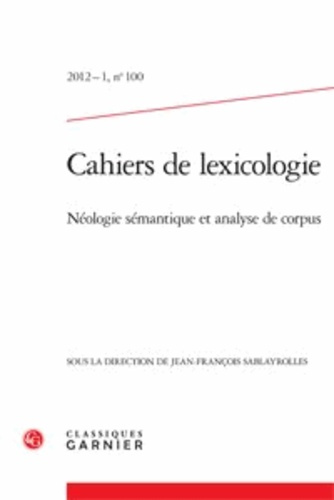 CAHIERS LEXICOLOGIE 2012-1 100