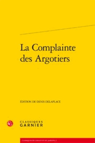 COMPLAINTE ARGOTIERS