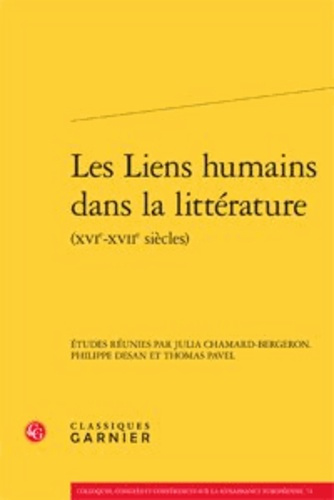 LIENS HUMAINS DANS LITTERATURE XVIE-XVIIE SIECLES