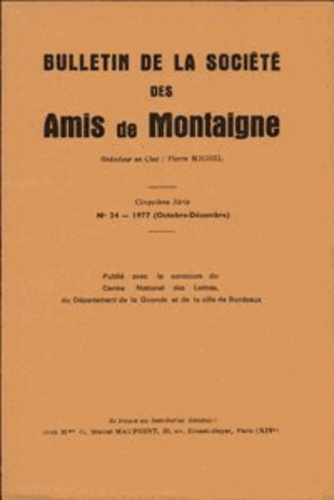 BULLETIN SOCIETE AMIS MONTAIGNE V 1977-3 24