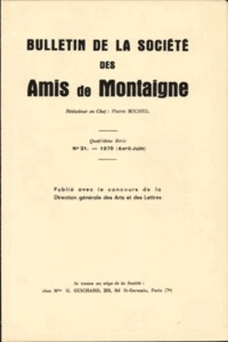 BULLETIN SOCIETE AMIS MONTAIGNE IV 1970-2 21