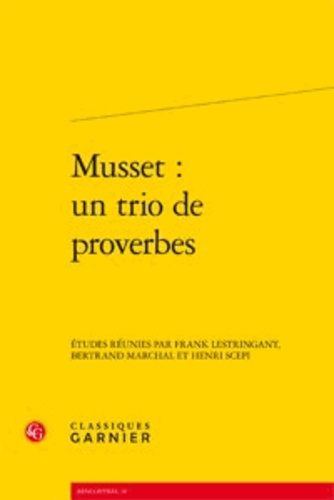 MUSSET TRIO PROVERBES
