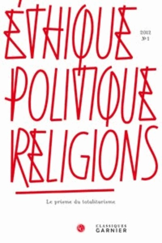 ETHIQUE POLITIQUE RELIGIONS 2012 1