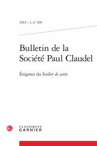 BULLETIN SOCIETE PAUL CLAUDEL 2013 - 1 209