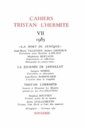 CAHIERS TRISTAN L HERMITE 1985 7