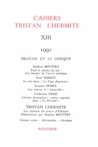 CAHIERS TRISTAN L HERMITE 1991 13