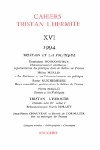 CAHIERS TRISTAN L HERMITE 1994 16