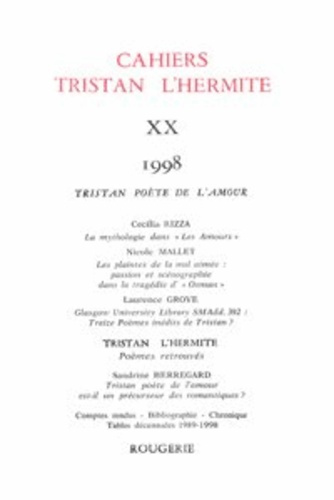 CAHIERS TRISTAN L HERMITE 1998 20