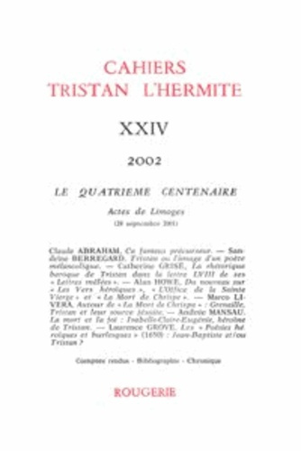 CAHIERS TRISTAN L HERMITE 2002 24