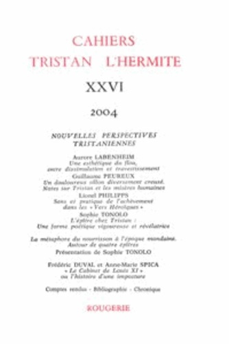 CAHIERS TRISTAN L HERMITE 2004 26