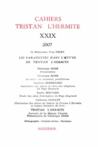CAHIERS TRISTAN L HERMITE 2007 29