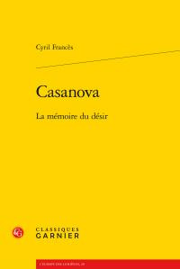 CASANOVA - MEMOIRE DESIR