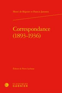 CORRESPONDANCE 1893-1936