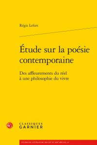 ETUDE SUR POESIE CONTEMPORAINE - AFFLEUREMENTS REEL PHILOSOPHIE VIVRE