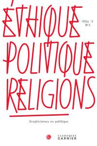 ETHIQUE POLITIQUE RELIGIONS 2014-2 5