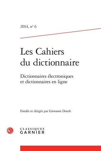 CAHIERS DICTIONNAIRE 2014 6