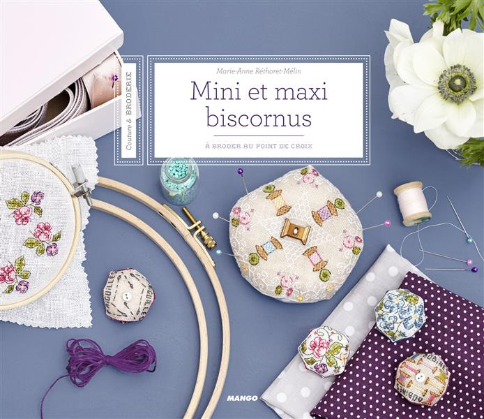 Mini et maxi biscornus. A broder au point de croix