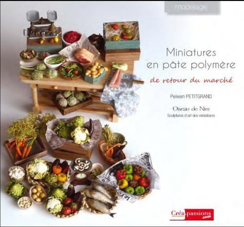Miniatures en pâte polymère. De retour du marché