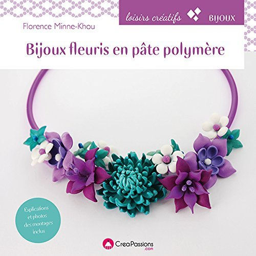 Bijoux fleuris en pâte polymère. Pour la création de bijoux