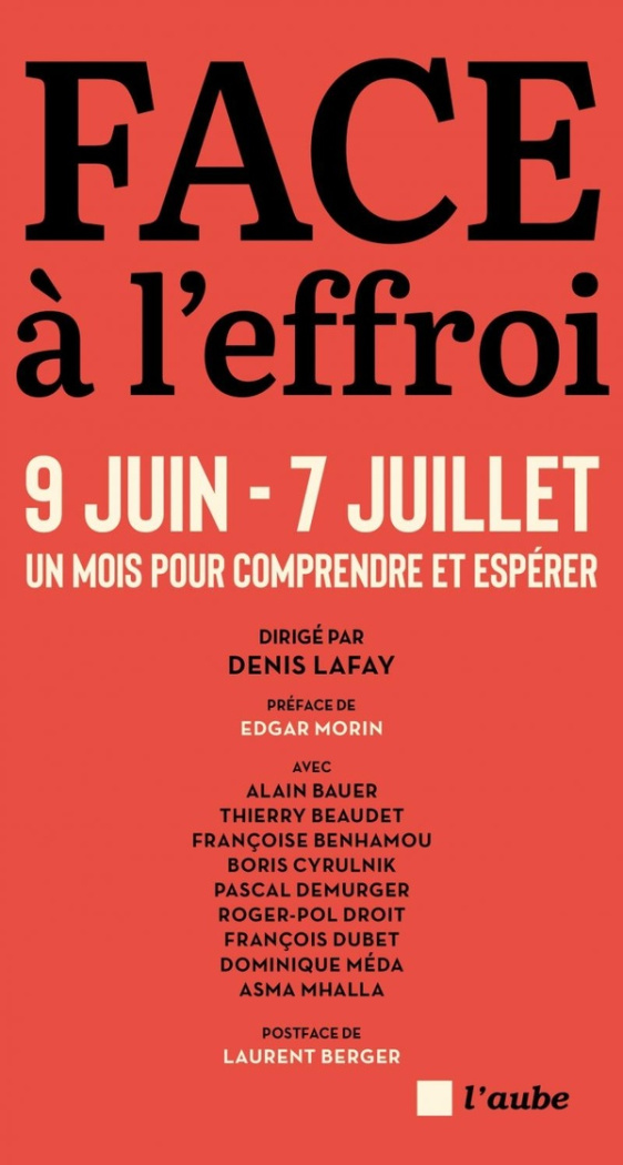 Face à l'effroi 9 juin - 7 juillet. Un mois pour comprendre