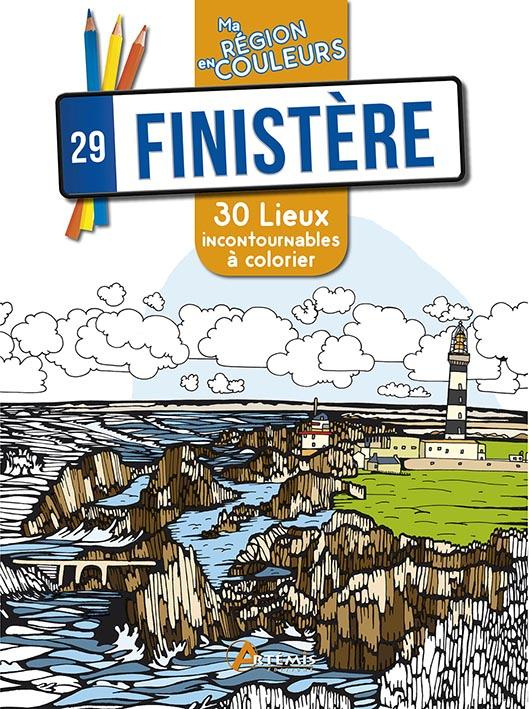 29 Finistère. 30 lieux incontournables à colorier