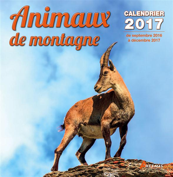 CALENDRIER ANIMAUX DE MONTAGNE 2017