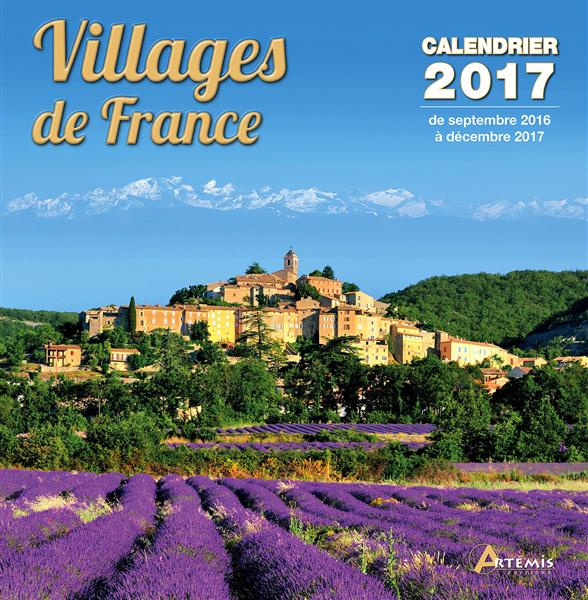 CALENDRIER VILLAGES DE FRANCE 2017