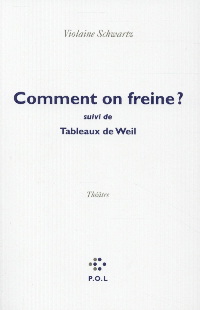 Comment on freine ? Suivi de Tableaux de Weil