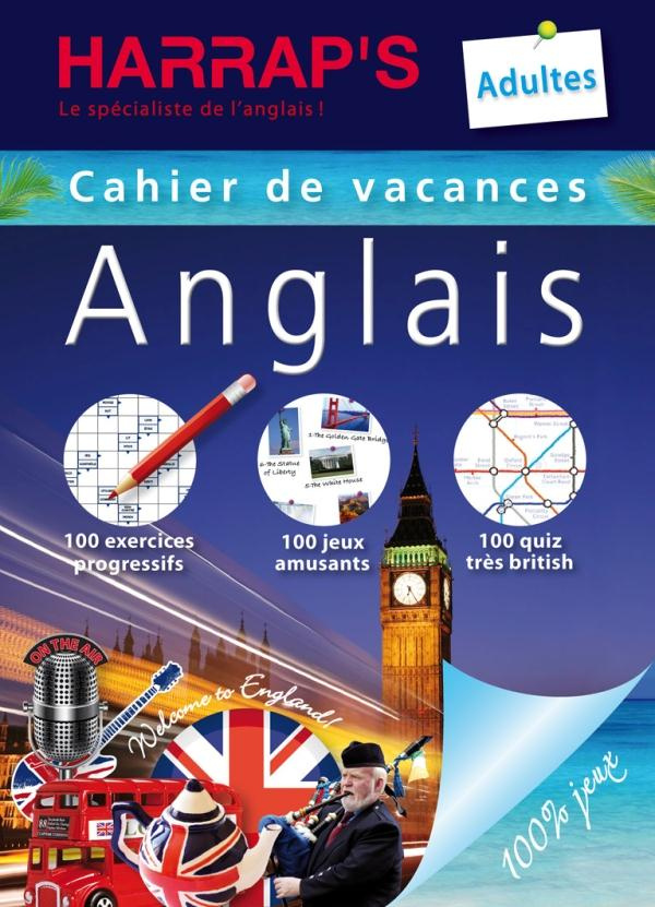 Anglais cahier de vacances adultes Harrap's / Cahier de vacances adulte
